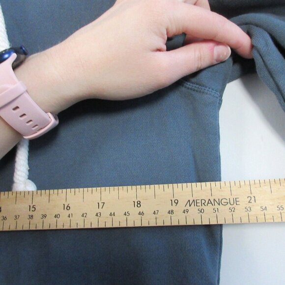 Pact Hooded Jacket Womens S Dark Blue Cotton Full Zip Long Sleeve Casual 590 - Picture 10 of 11